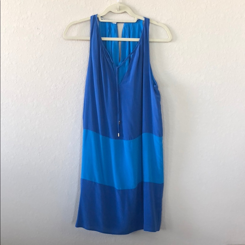 Kookai Blue Color Block Dress